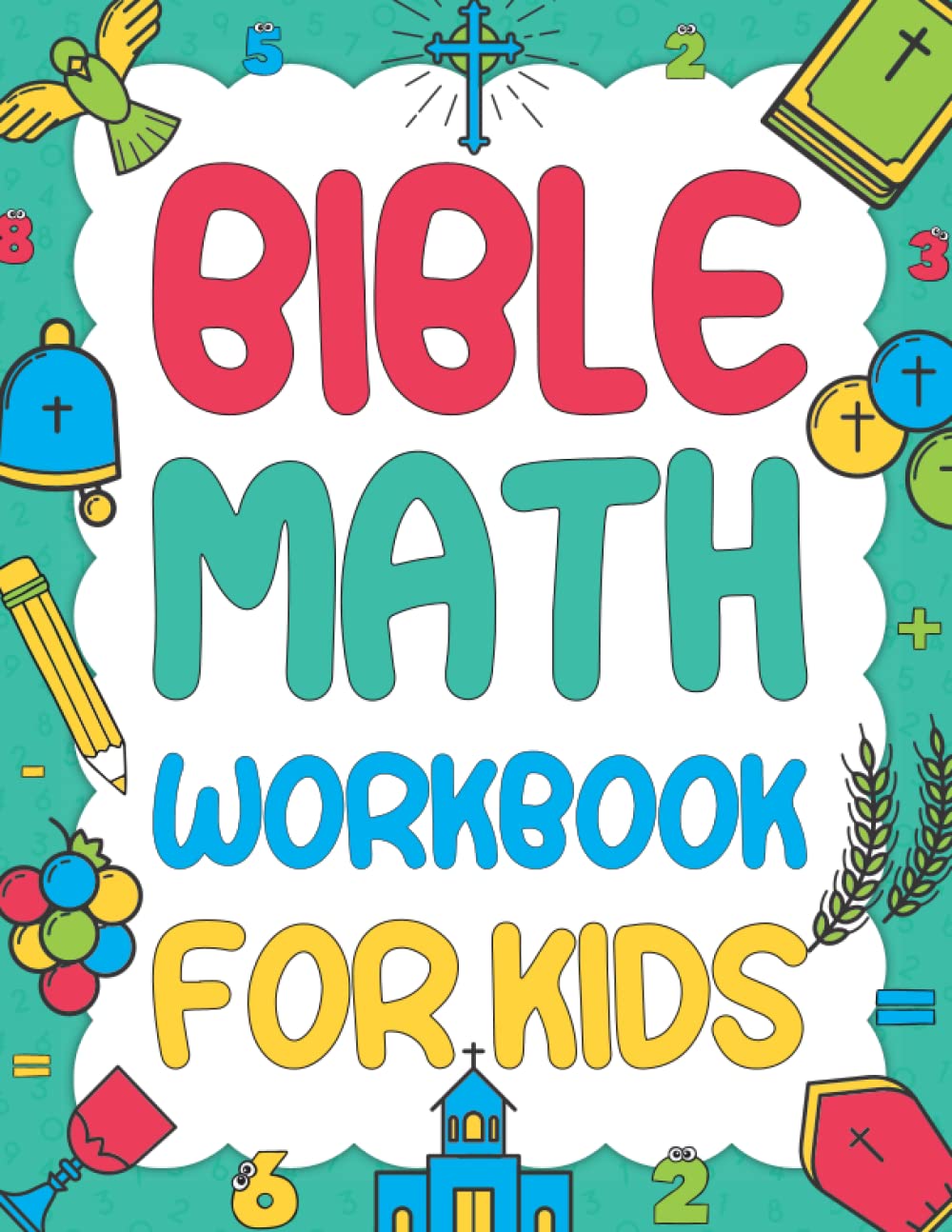 Bible Math Workbook For Kids: Preschool Learning Activities, Simple ...