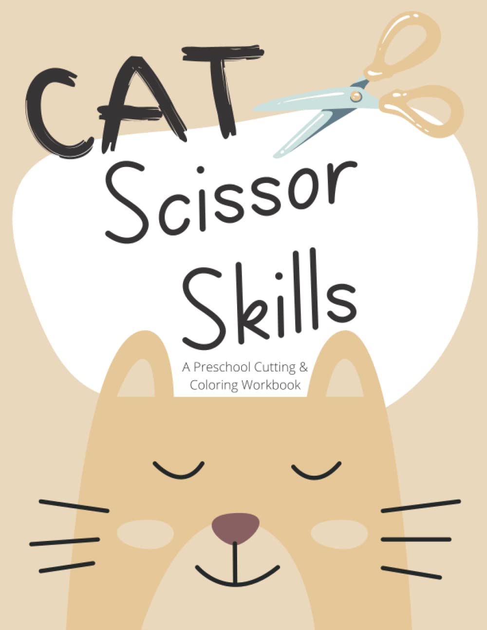 Cat Scissor Skills Preschool Scissor Skills Activity Book for kids