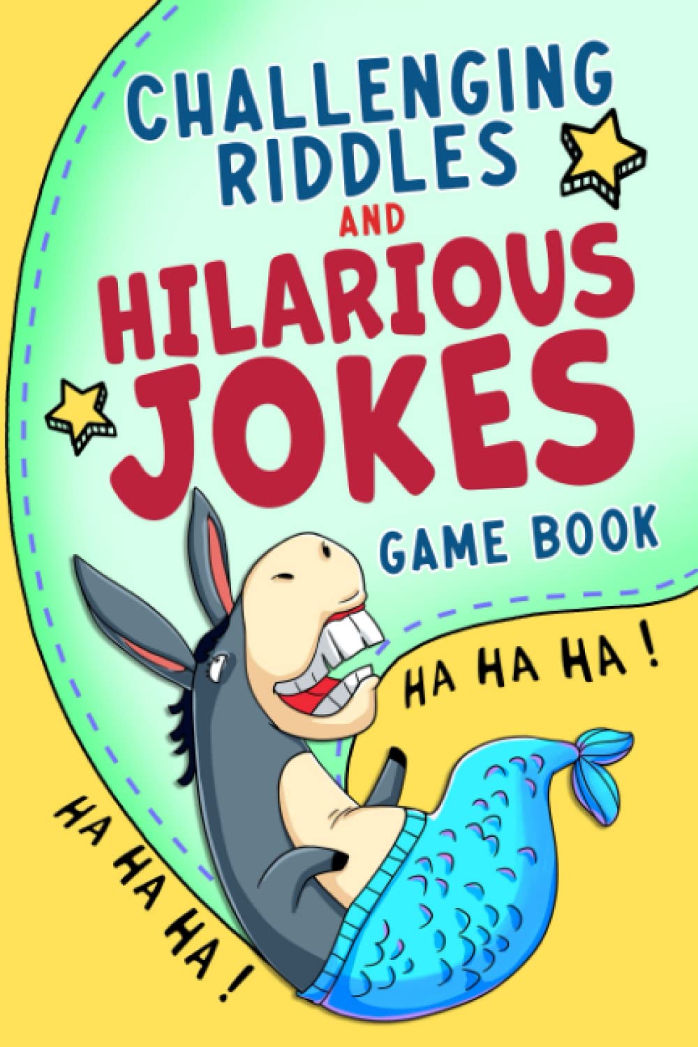 Challenging Riddles & Hilarious Jokes Game Book Fun Questions,Silly