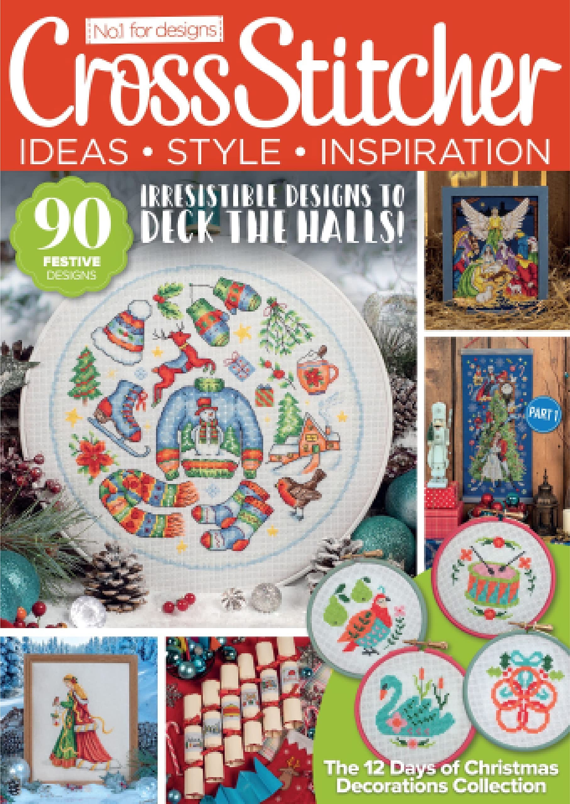 Cross Stitcher Magazien - 90 Festive Designs