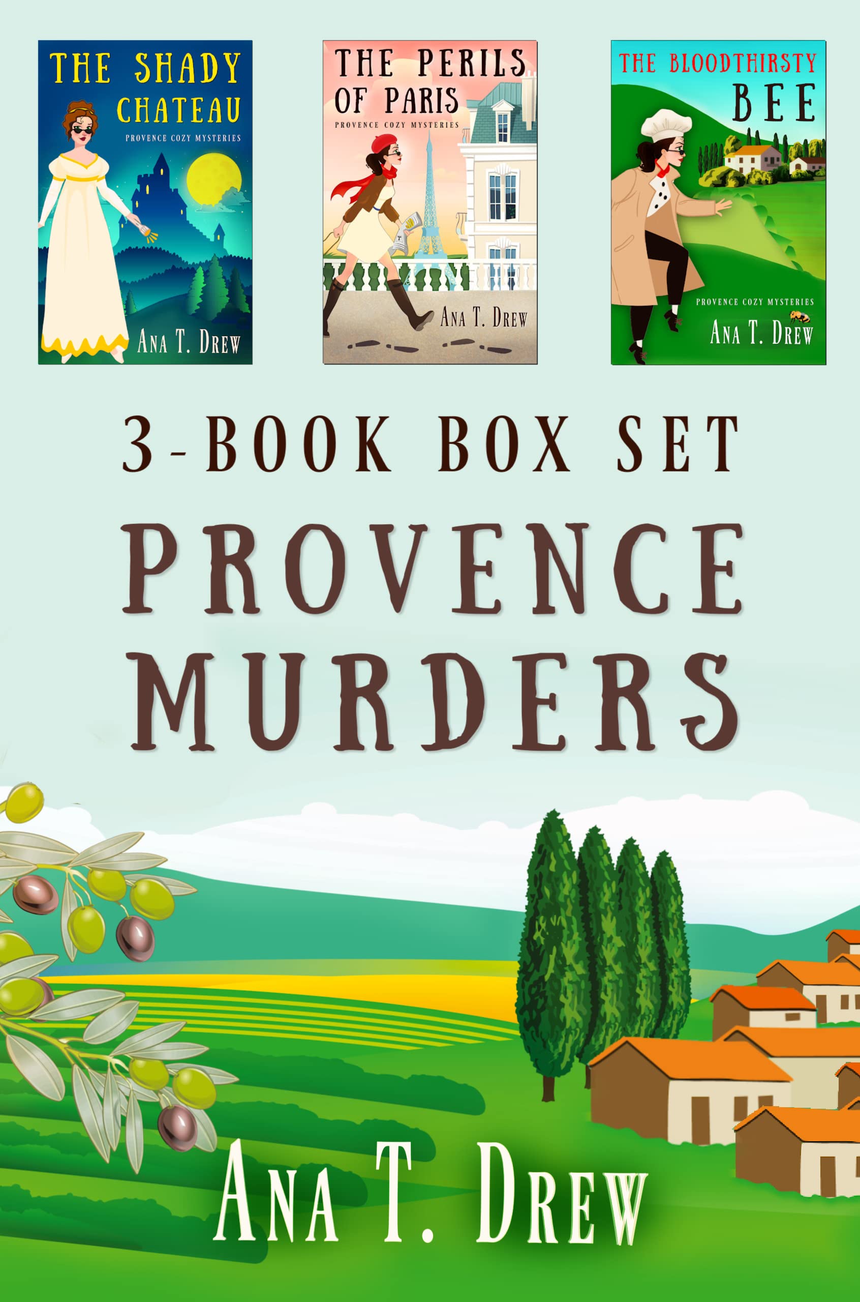 Provence Murders Box Set — 3 fast-paced cozy novels with mystery and romance