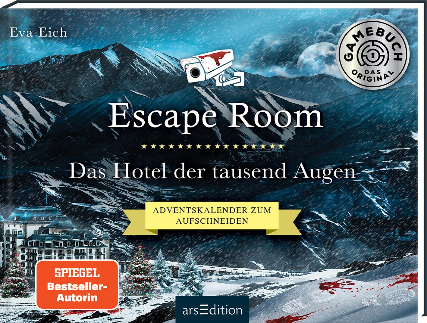 Escape Room. Das Hotel der tausend Augen : Adventskalender zum Aufschneiden
