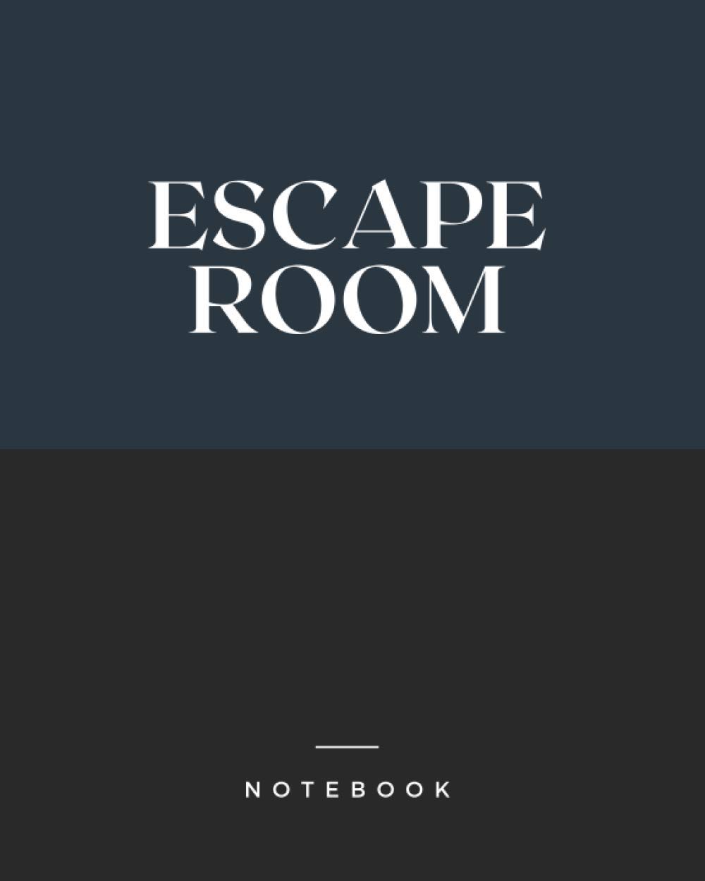 Escape Room Notebook Perfect Escape Room Tracker to Keep Track of