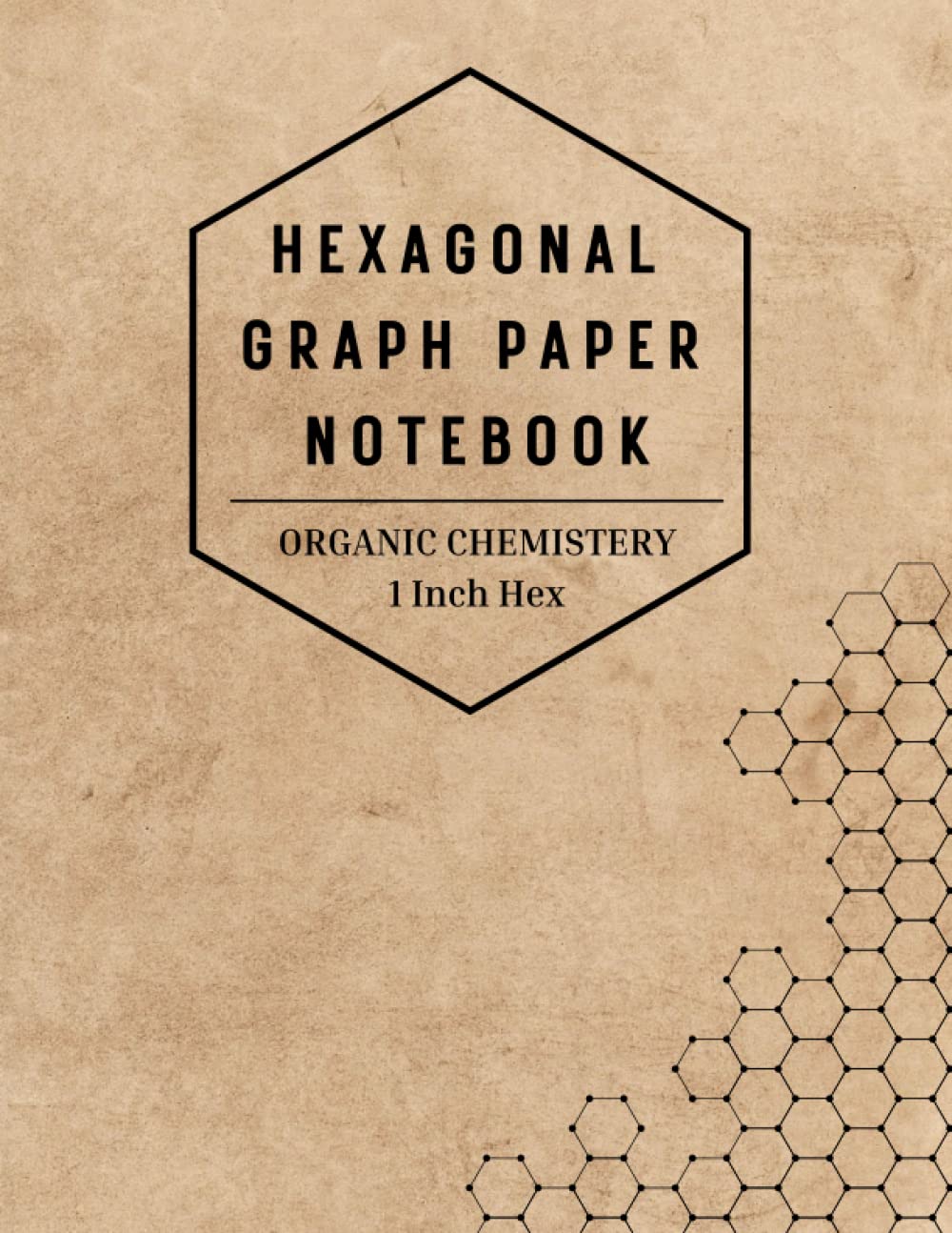Hexagonal Graph Paper 1 Inch Hex Organic Chemistry Notebook Hexagon
