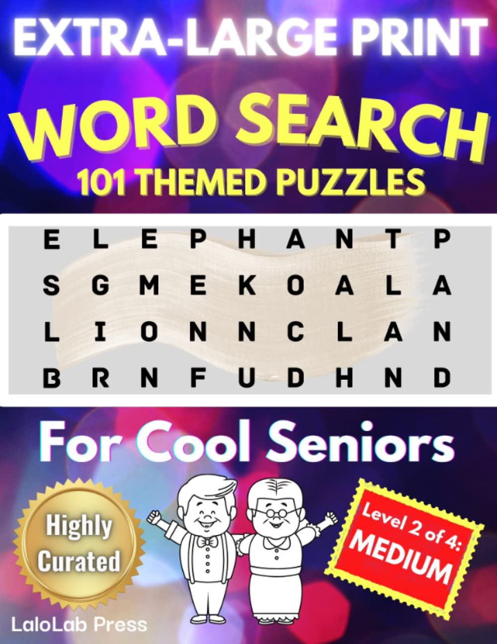 Extra Large Print Word Search Puzzles for Seniors 101 Themed Puzzles