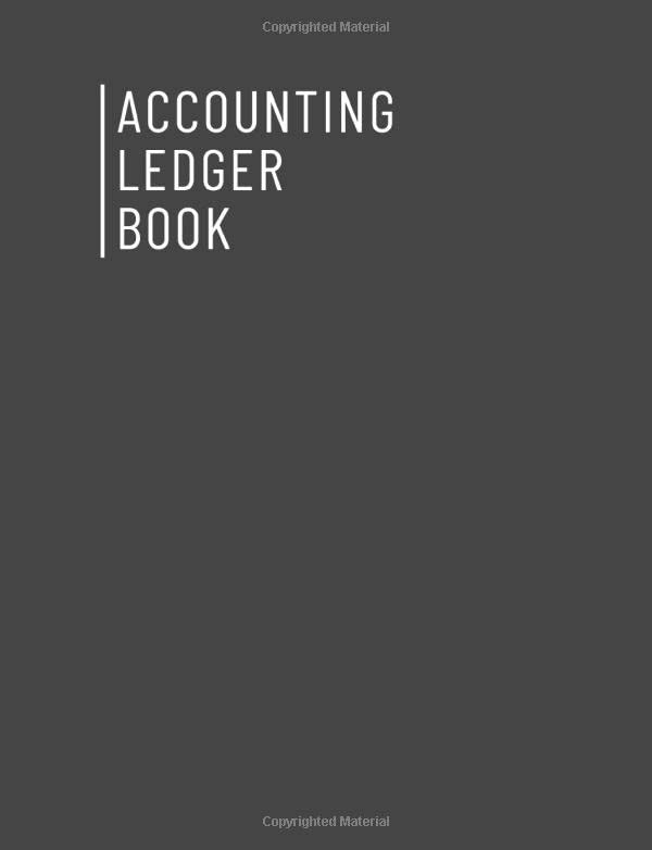 Accounting Ledger Book Simple Accounting Ledger for Record Payments