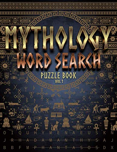 Mythology word search puzzle book: +2500 word to Find about Gods ...