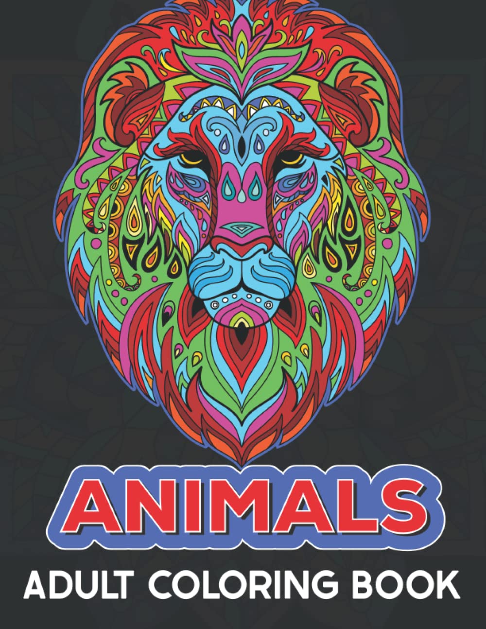 Animals Adult Coloring Book to create a positive routine, calm your
