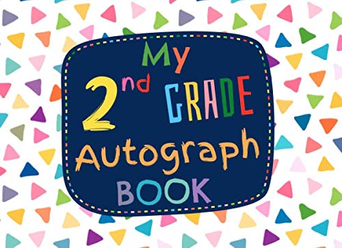 My 2nd Grade Autograph Book: Cute Memory Journal with Blank Unlined ...