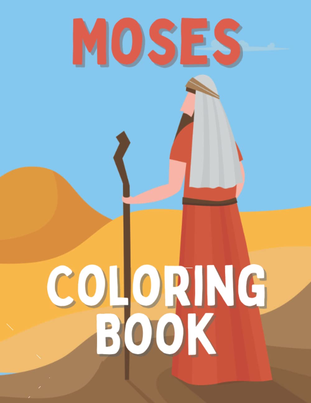 Moses Coloring Book: Life of Moses Activity Book with over 20 pictures ...