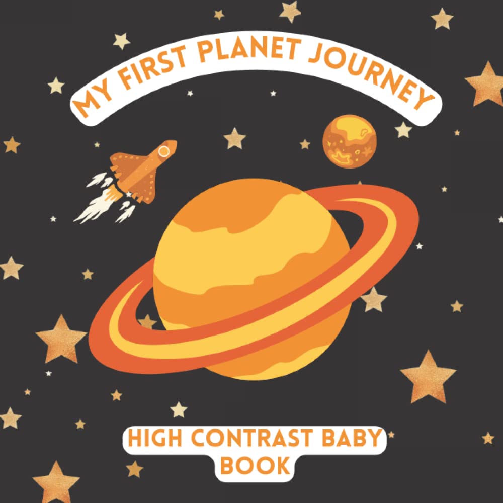 My First Journey High Contrast Baby Book Black White and Red