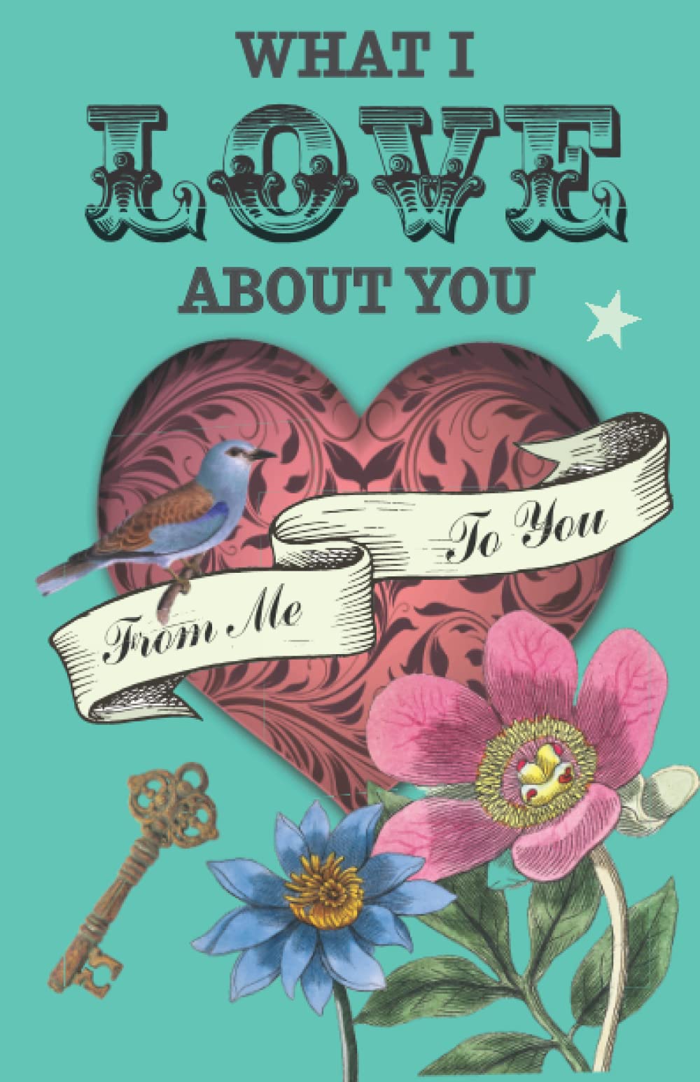 What I Love About You A Romantic Personalized Gift Book That is Written By You. A Fillinthe