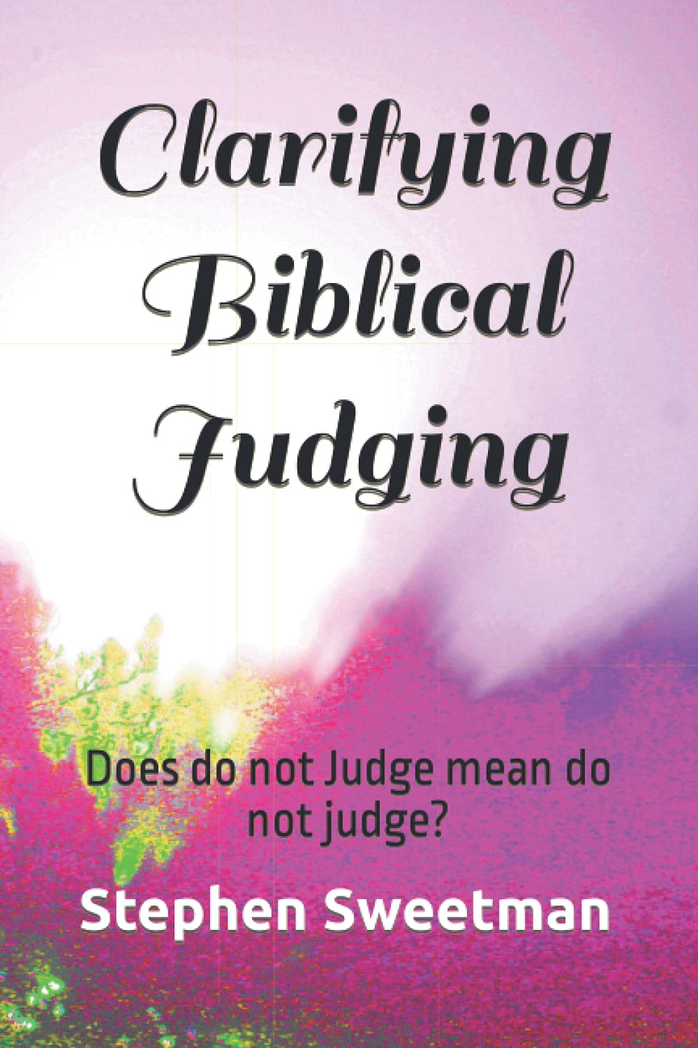Clarifying Biblical Judging Does do not Judge mean do not judge? by