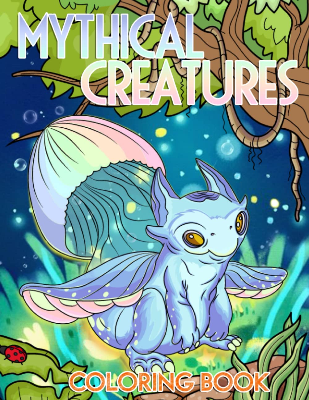 Mythical Creatures coloring book: 30 Beautiful Illustration Colouring Pages For Kids And Adults