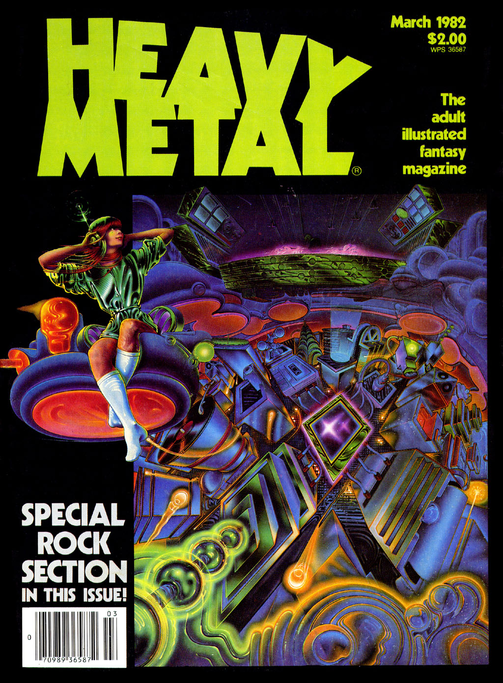 Heavy Metal, March 1982 book cover