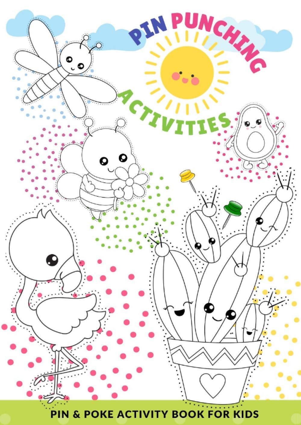 Pin Punching Activities Pin & Poke Activity Book for Kids Pin Puncher