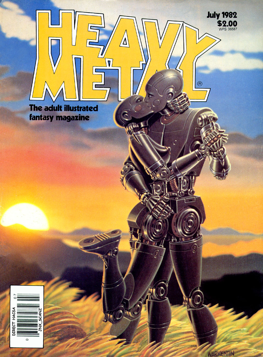 Heavy Metal, July 1982 book cover