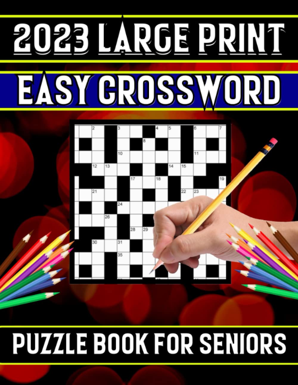 2023 Easy Crossword Puzzle Book For Seniors Large Print Crossword
