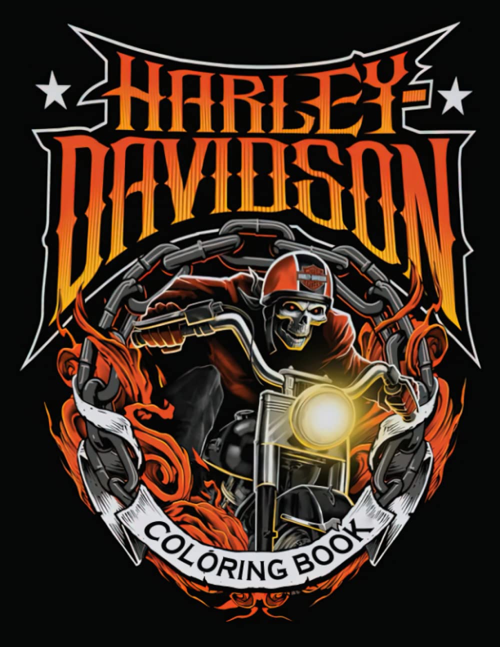 Harley Davidson Coloring Book: Colouring Book 30 Design of Motorcycles
