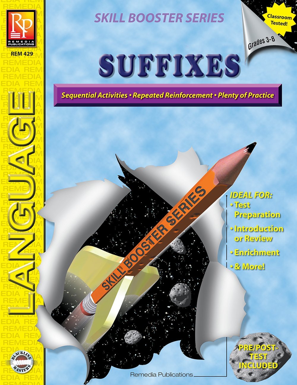 Skill Booster Series Suffixes Reproducible Activity Book by Kitty