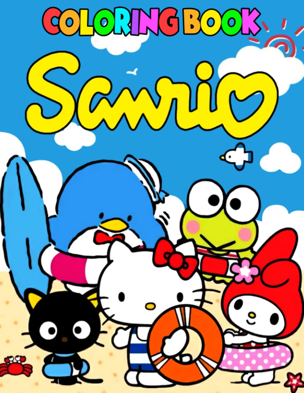 Sanrío Coloring Book: Sanrío Coloring Book With Over 120 Beautiful ...