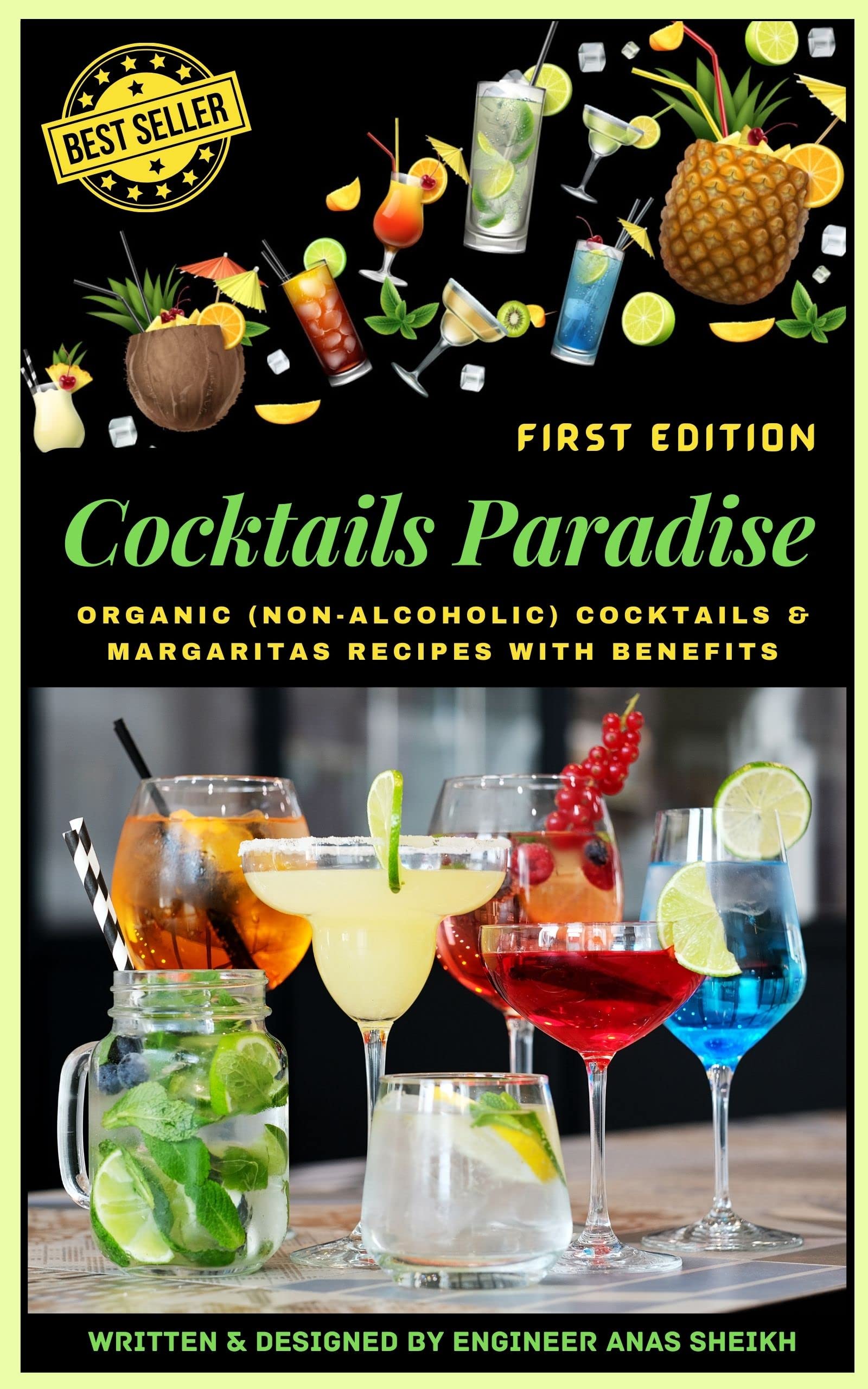 Cocktails Paradise Non Alcoholic Cocktail Recipe Book Organic