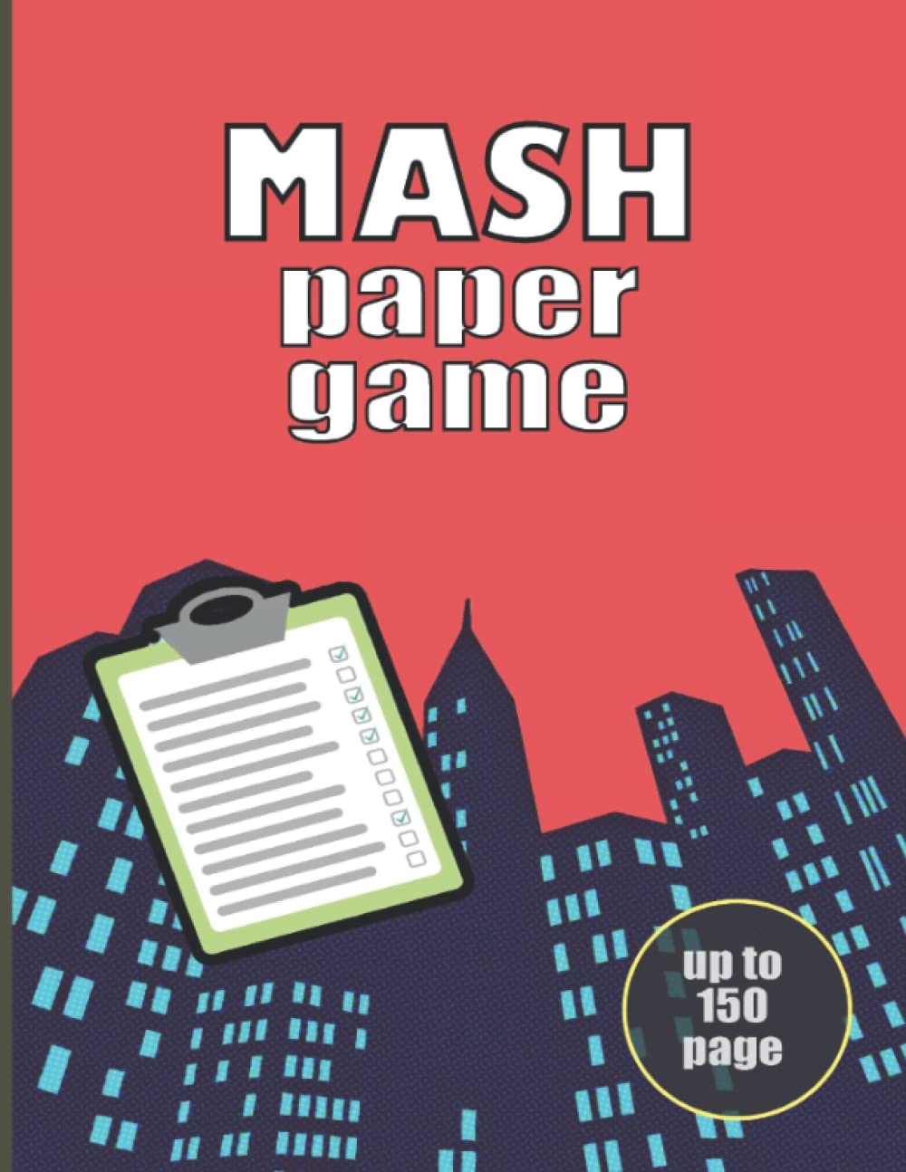 Mash Paper Game Book Mash Game book . Paper & Pencil Games for Kids
