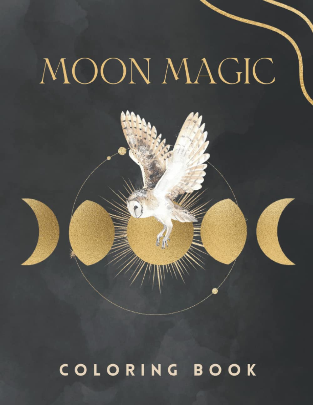 Moon Magic Coloring Book: Mystical and Aesthetic Illustrations For ...