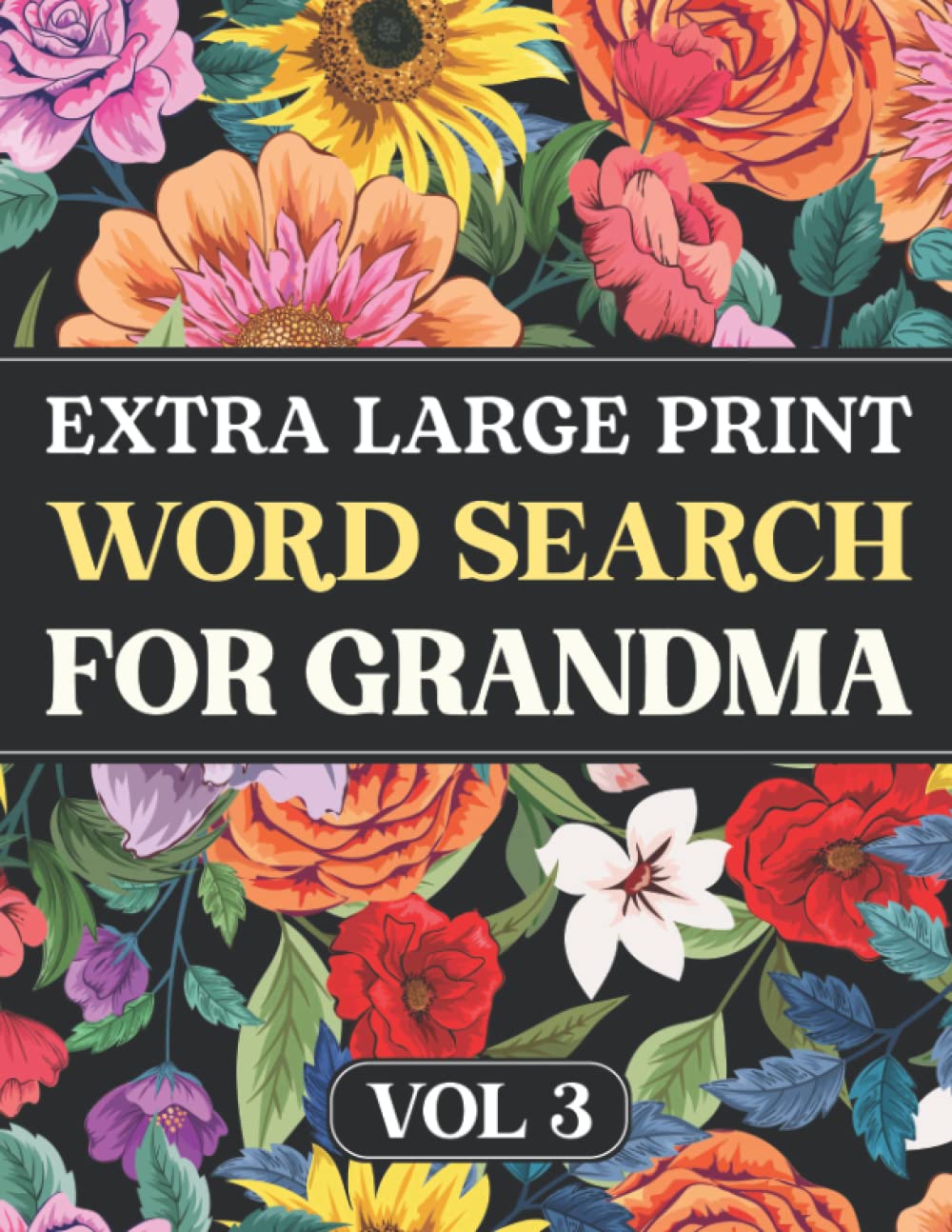 Extra Large Print Word Search for Grandma Easy 120 Word Search Puzzles