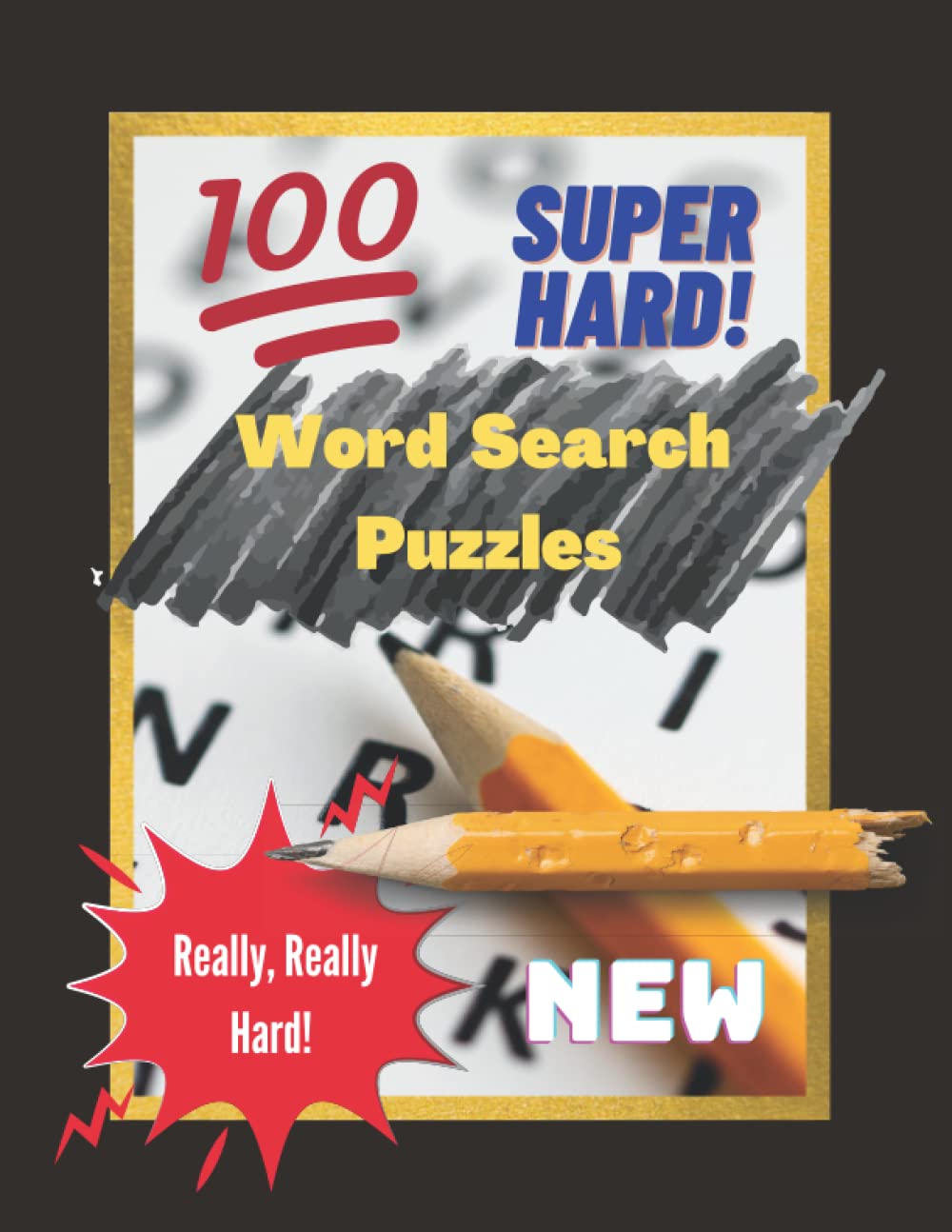 Super Hard word search puzzles Really, Really Hard, by Gambrell Press