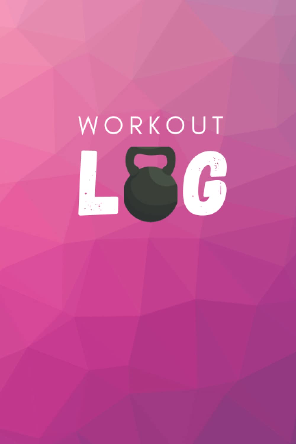 Workout Log Book Daily Exercise Log Book PINK ABSTRACT Fitness