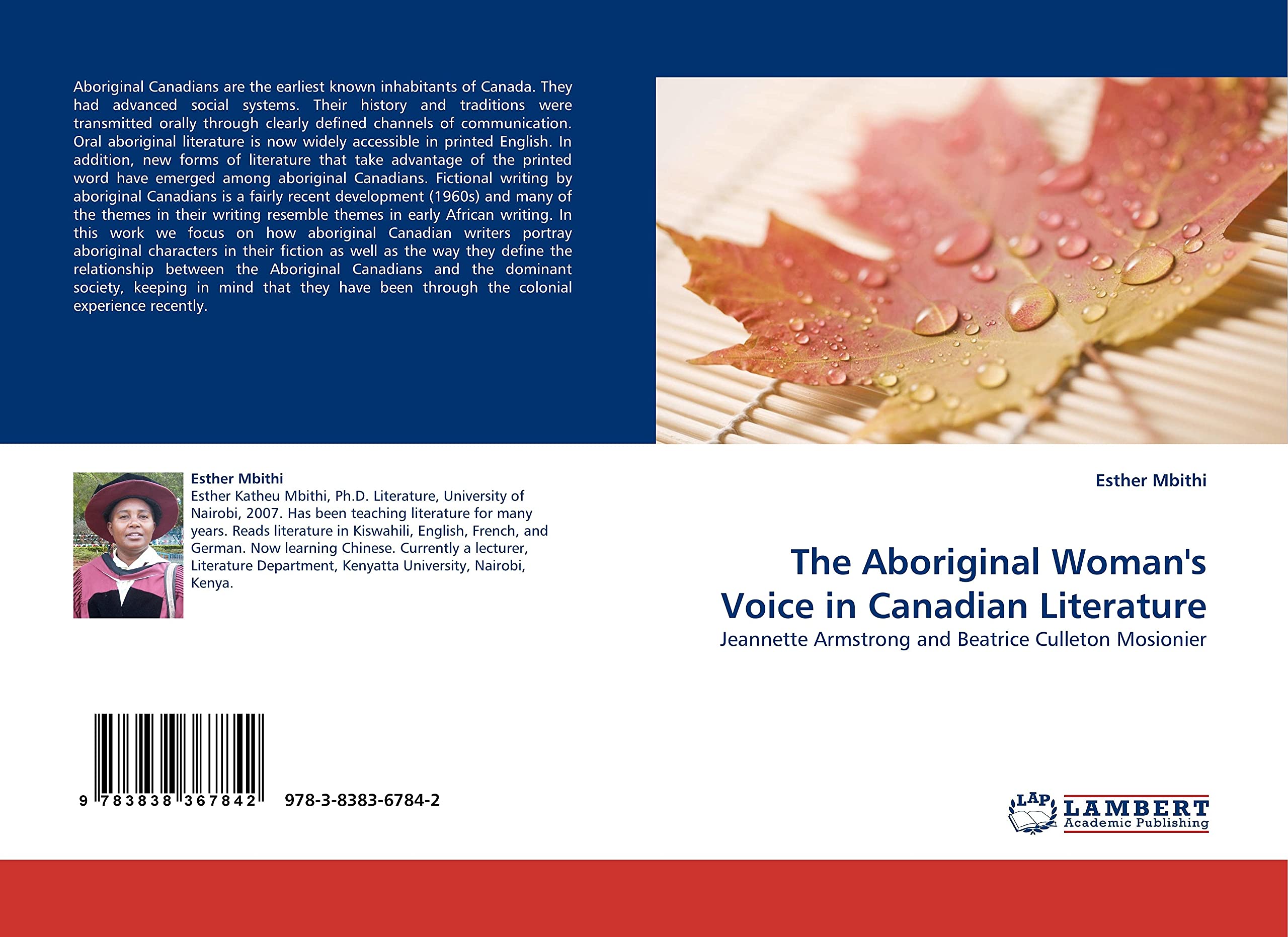 The Aboriginal Woman's Voice in Canadian Literature