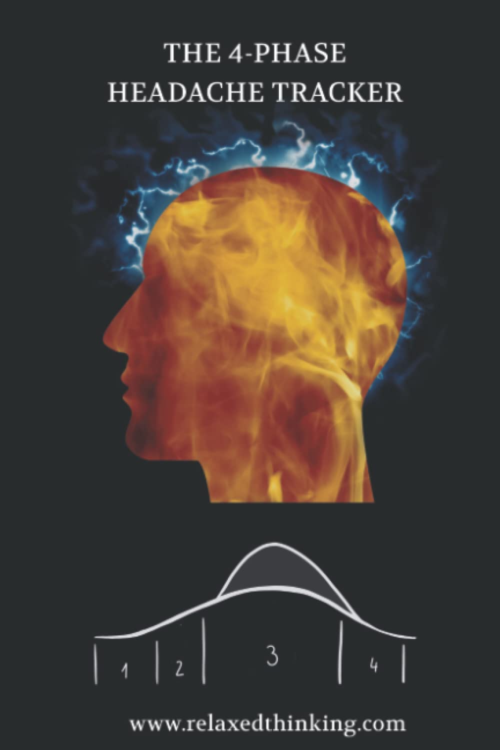 The 4Phase Headache Tracker Very detailed headache Log book with over