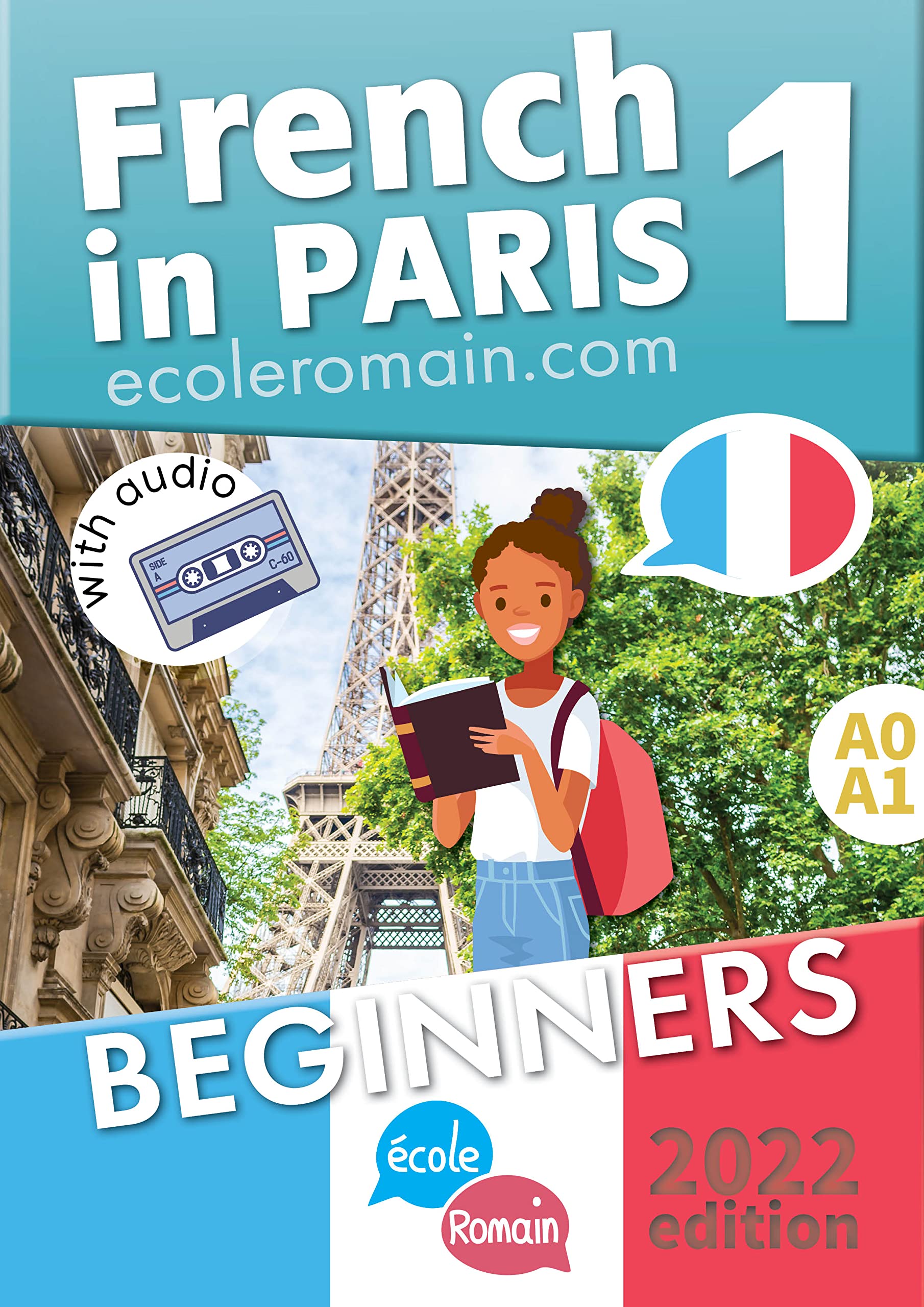 French in Paris 1 French Textbook with audio for Beginners by Romain