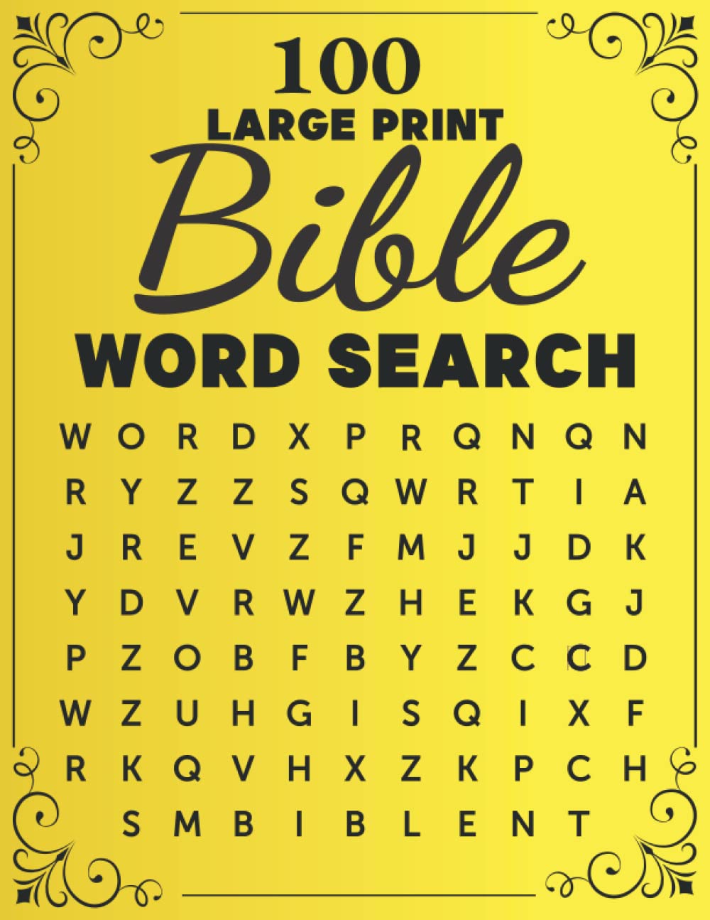 100 Bible Word Search Puzzle Book For Adults by A.Jumbo Publishing ...