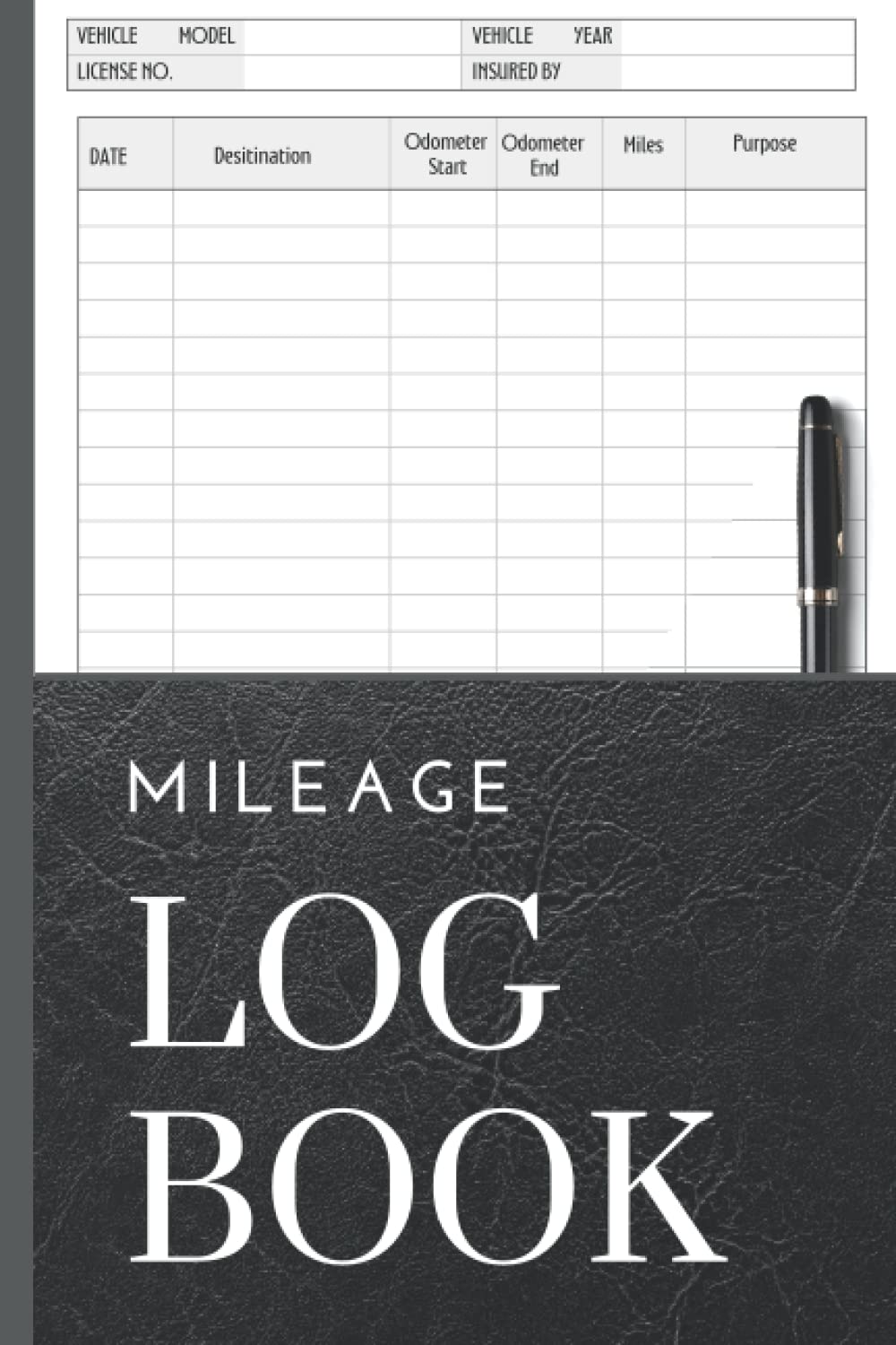 Mileage Log Book Mileage log book for taxes, business owners, gas