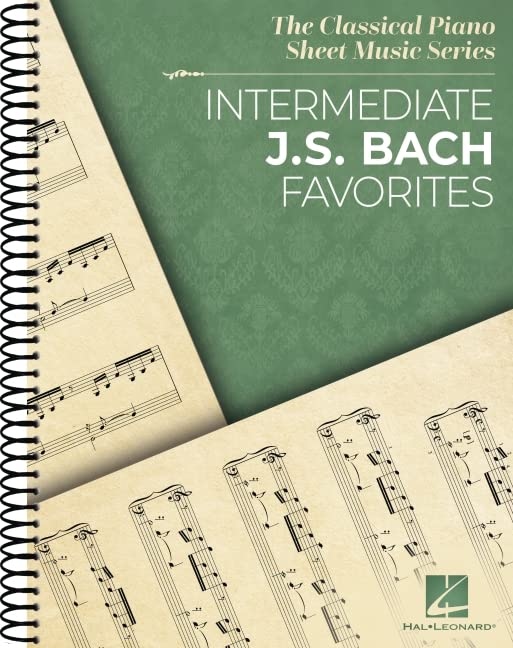 Intermediate J.S. Bach Favorites The Classical Piano Sheet Music