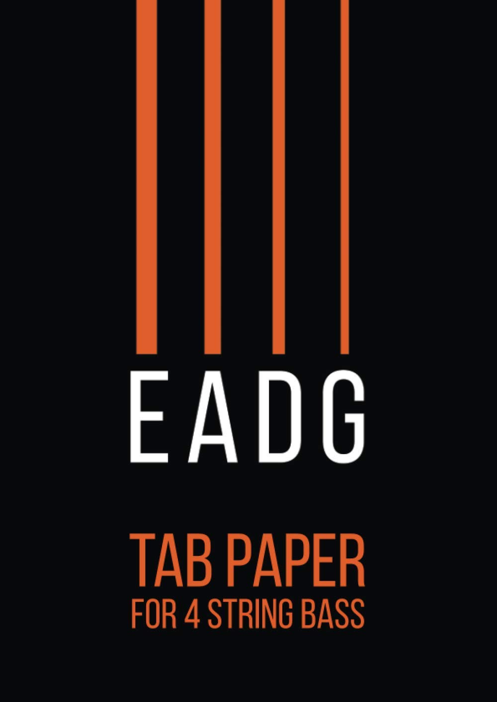 TAB Paper for 4 String Bass Blank Tablature Manuscript by Laura