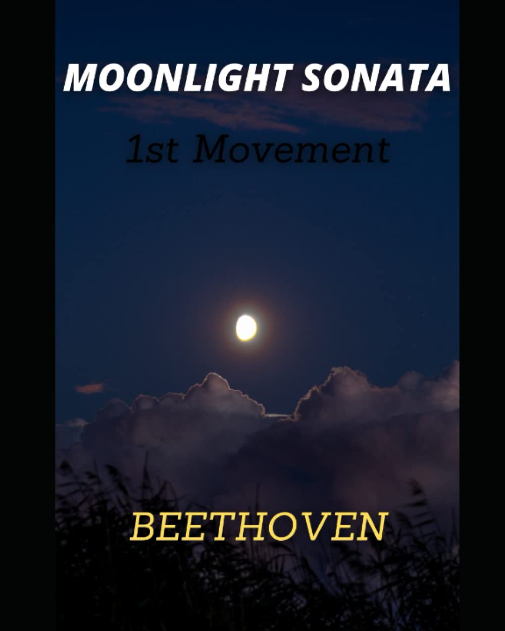 Beethoven Moonlight Sonata 1st Movement Sheet music score by Ludwig van