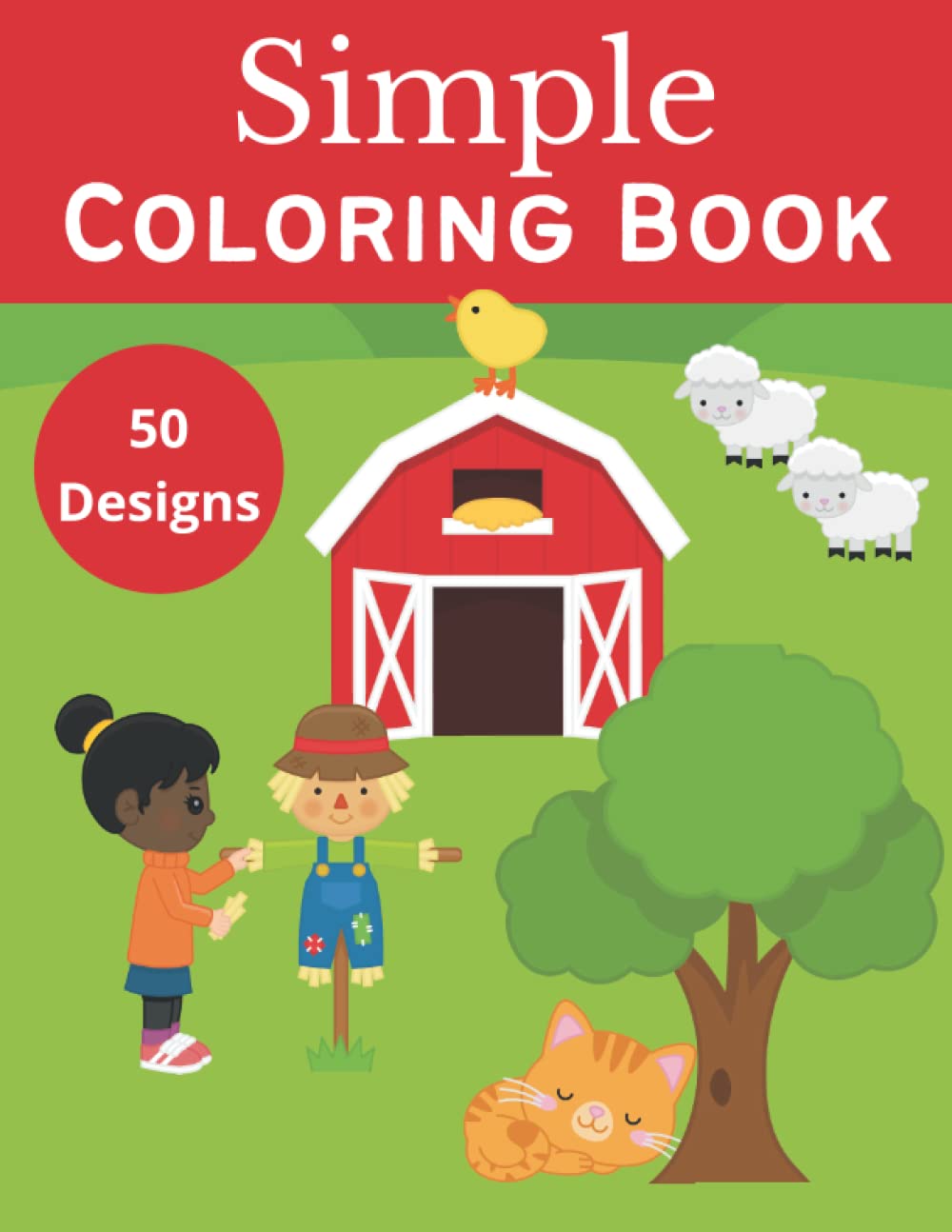 Simple Coloring Book Adult Coloring Book for Dementia Patients