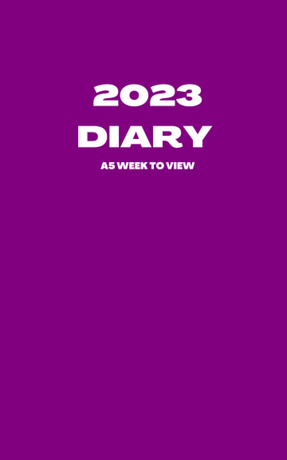 Week To View Diary Printable