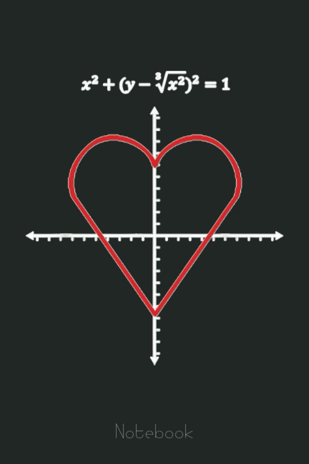 Heart Equation Math Heart Function Valentine's Day Graph Notebook