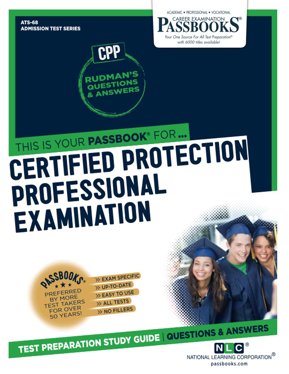Certified Protection Professional Examination (CPP) (ATS-68): Passbooks ...