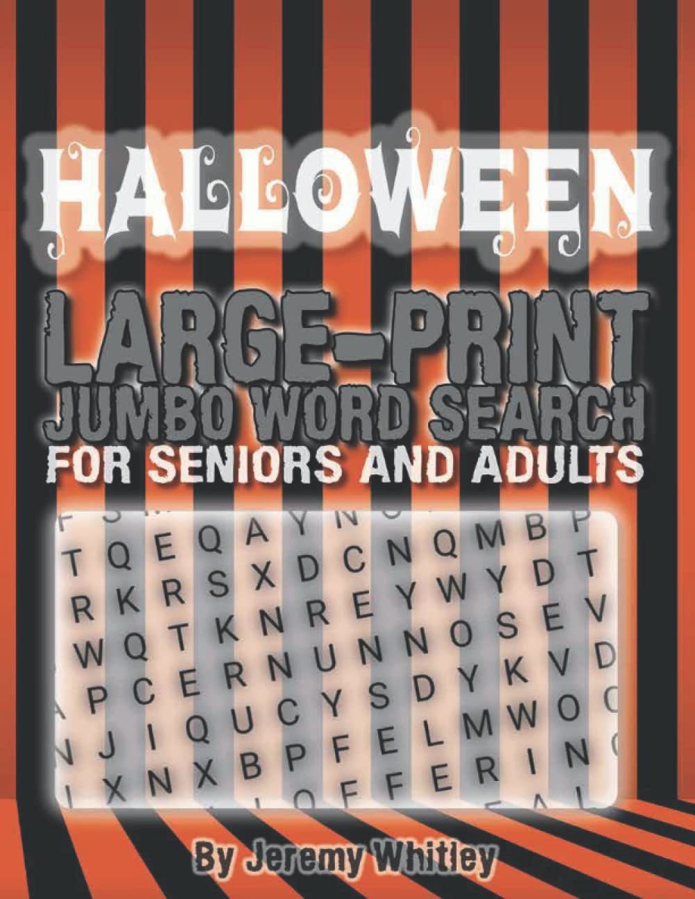 Halloween Large-Print Jumbo Word Search for Seniors and Adults: Huge ...