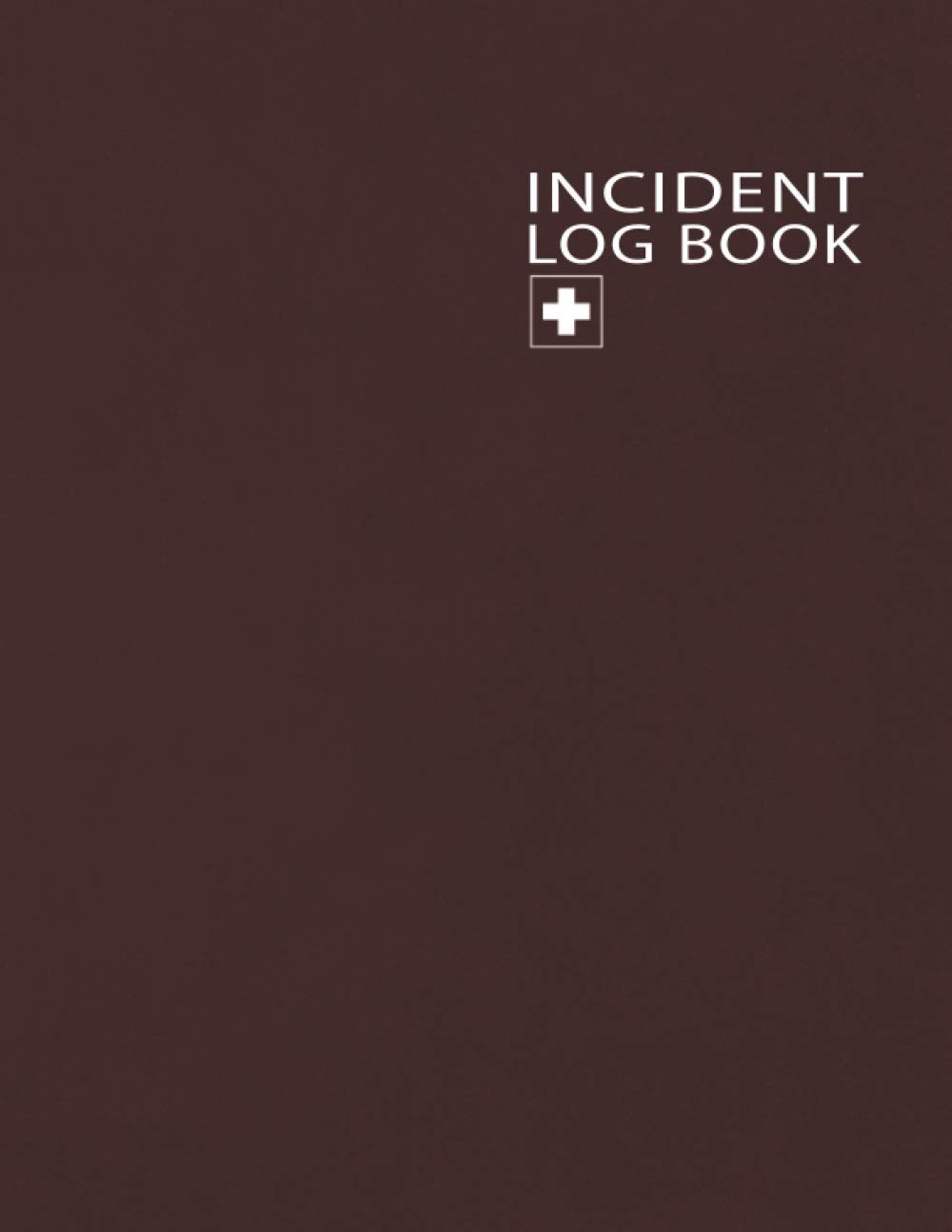 Accident and Incident Log Book Accident & Incident Record Book Health