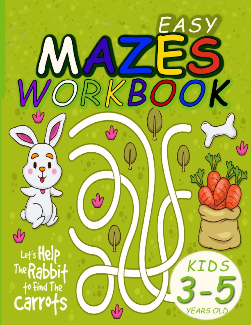 Easy Mazes Worbook for kids 35 years old mazes for preschoolers; maze
