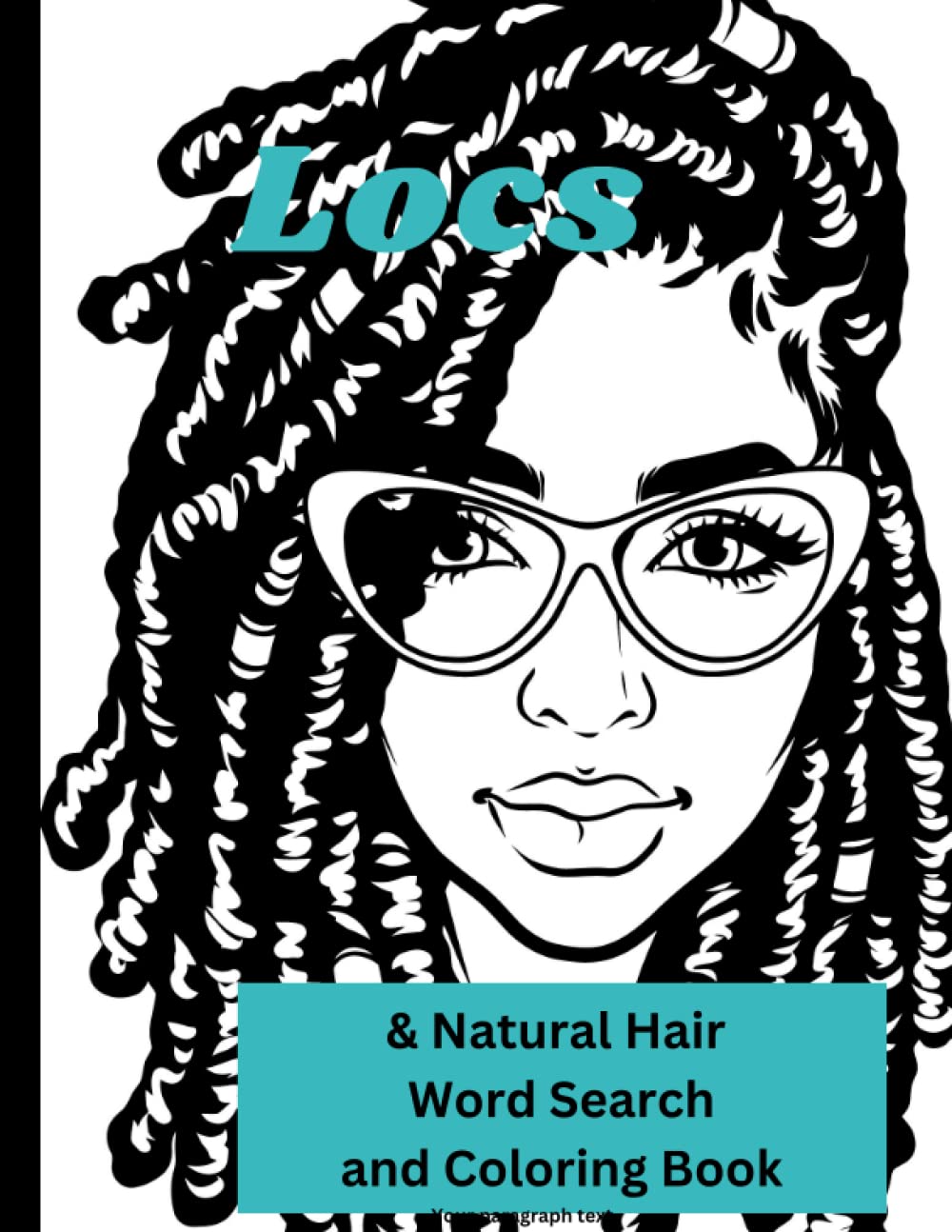 Locs & Natural Hair Word Search and Coloring Book by Gifttou Press