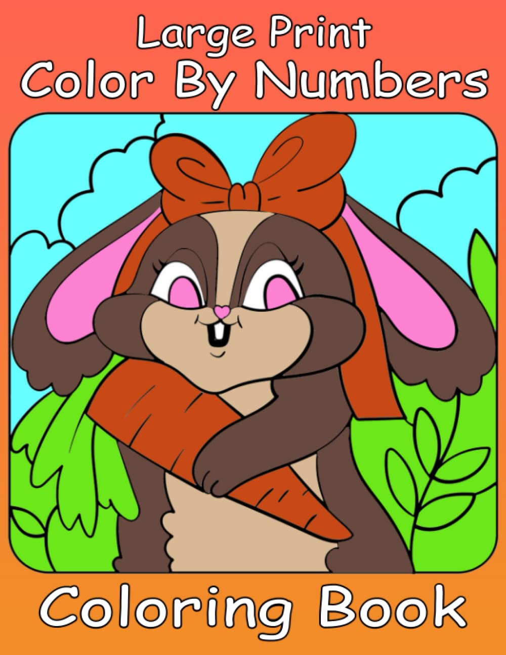 Large Print Color By Numbers Coloring Book Excellent Color By Number