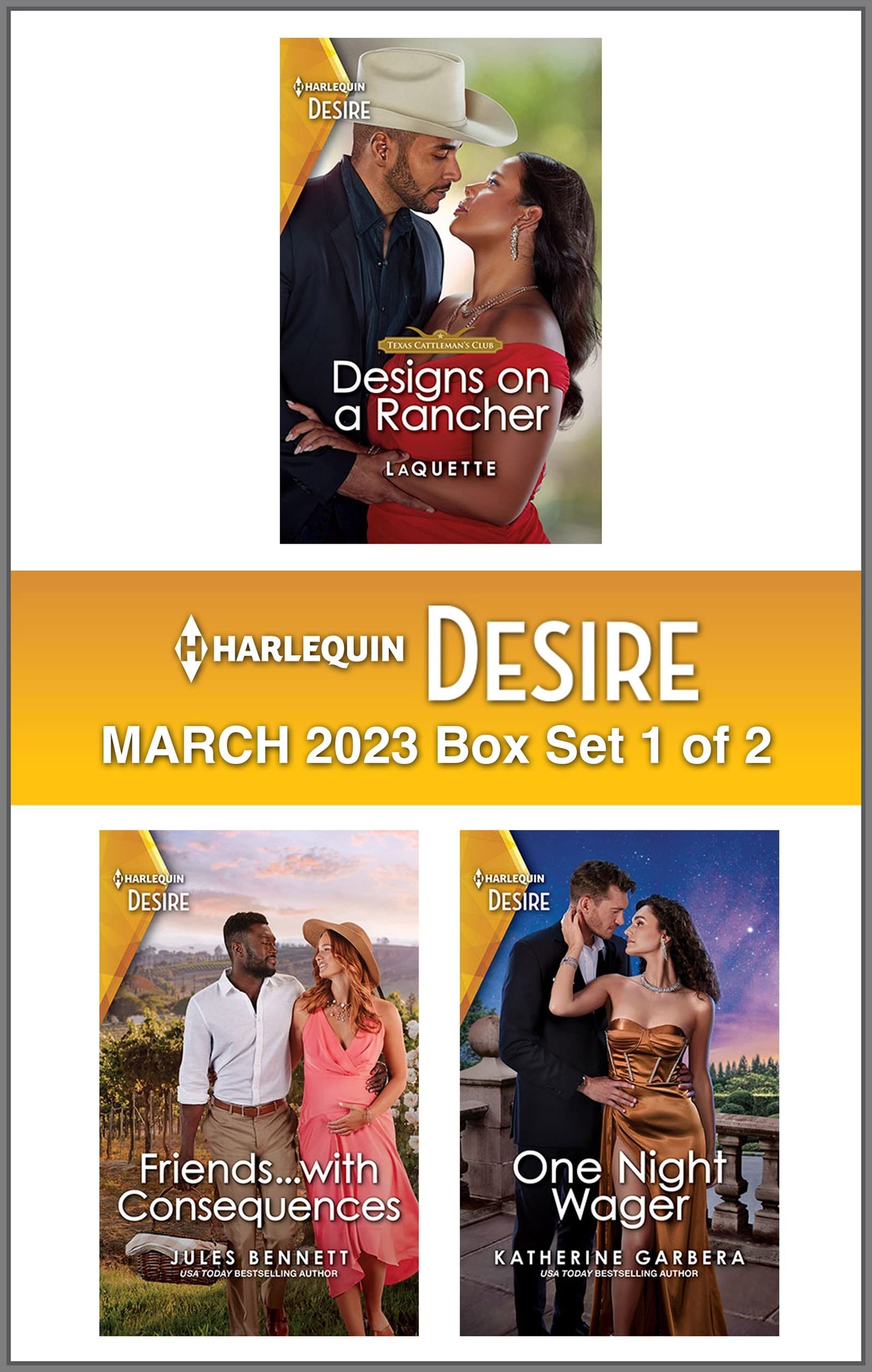 Harlequin Desire March 2023 - Box Set 1 of 2: An Opposites Attract African American Romance Novel
