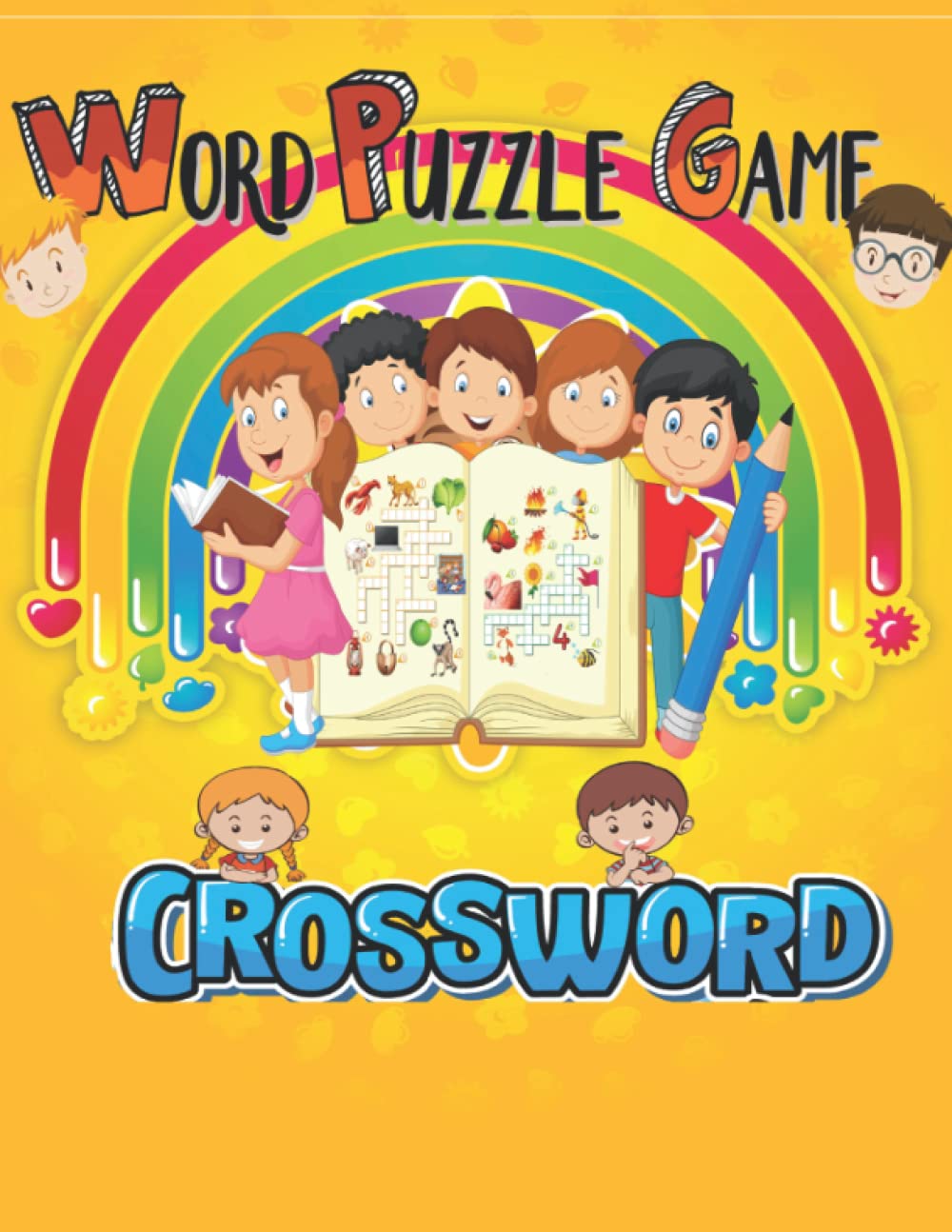 Word Puzzle Game Crossword For Kids ages 812Awesome Puzzles Activity